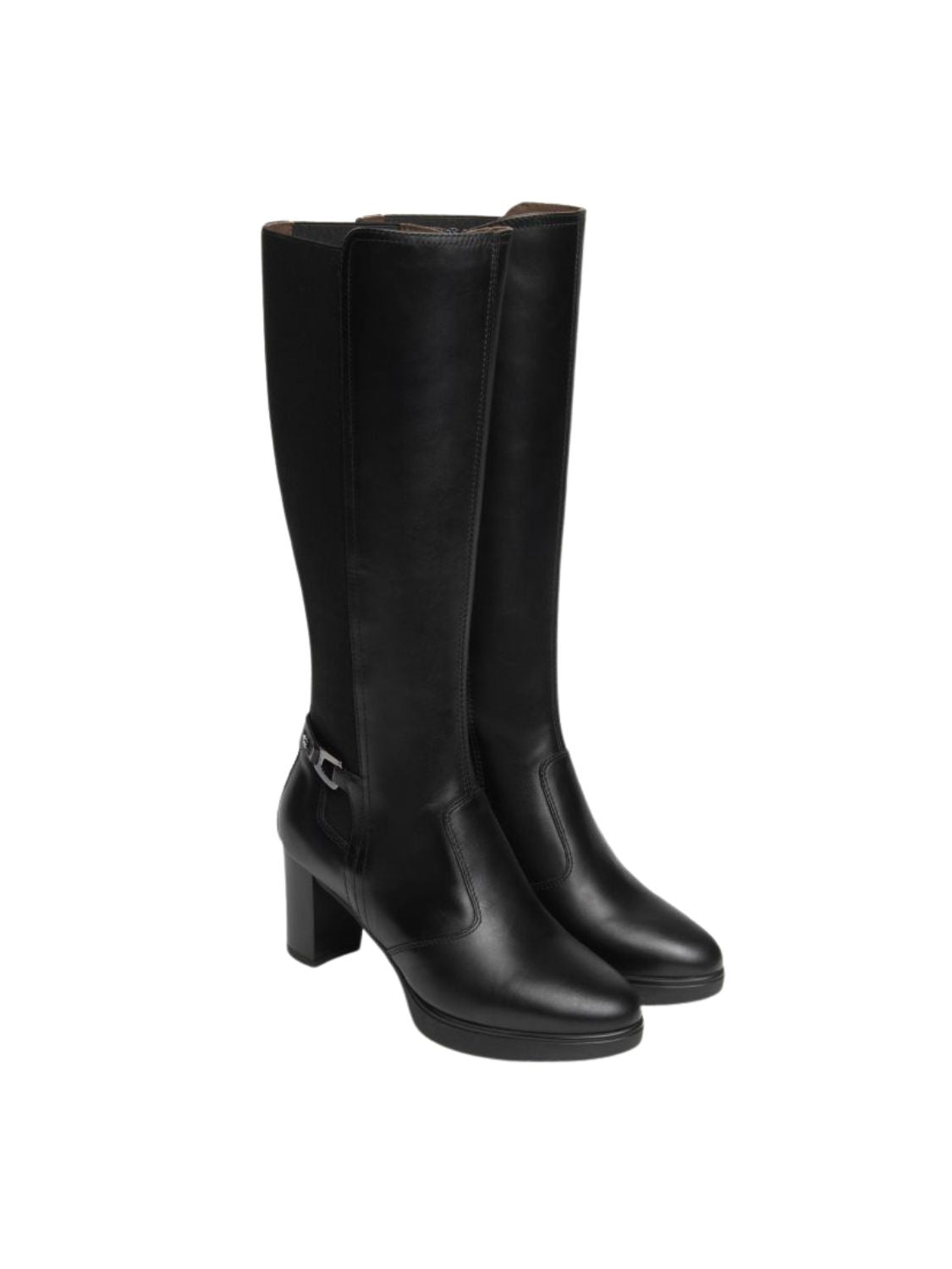 BOTA ALTA TRAVILLA NERO GIARDINI T.6 CM.