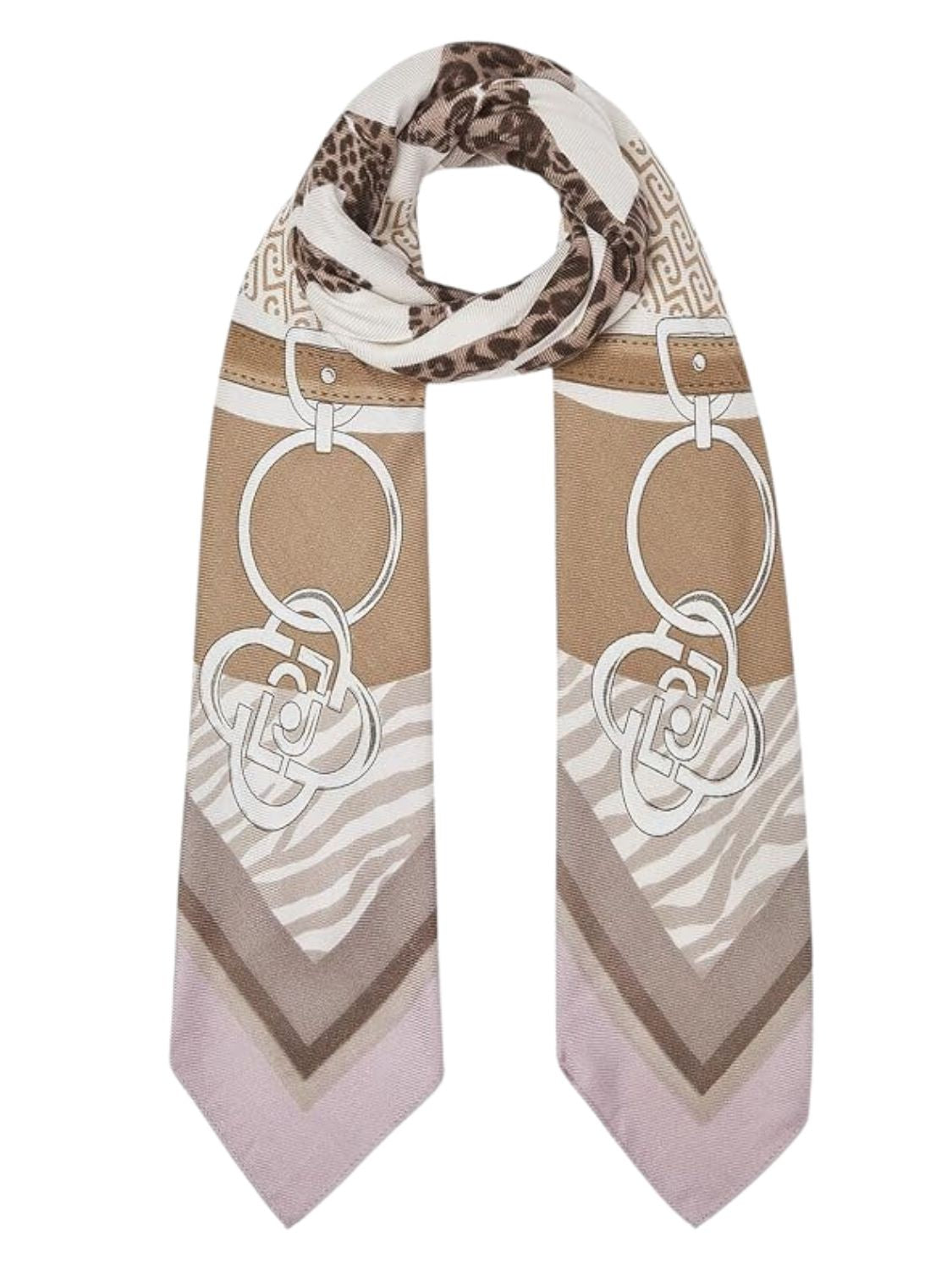 FOULARD MUJER LIUJO METAL MIX - NATURALE