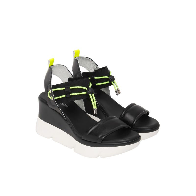 SANDALIA CUÑA NERO GIARDINI 8 CM MUJER