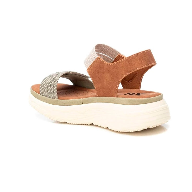 SANDALIA ELÁSTICOS CON VELCRO XTI MUJER