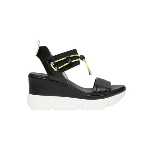 SANDALIA CUÑA NERO GIARDINI 8 CM MUJER PIEL ELEGANTE