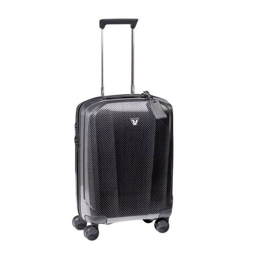Maleta de cabina Roncato WE ARE DLX 55 cm color negro vista frontal