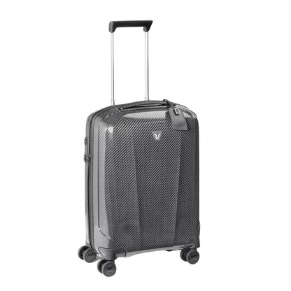 Maleta de cabina Roncato WE ARE DLX 55 cm color platino vista frontal