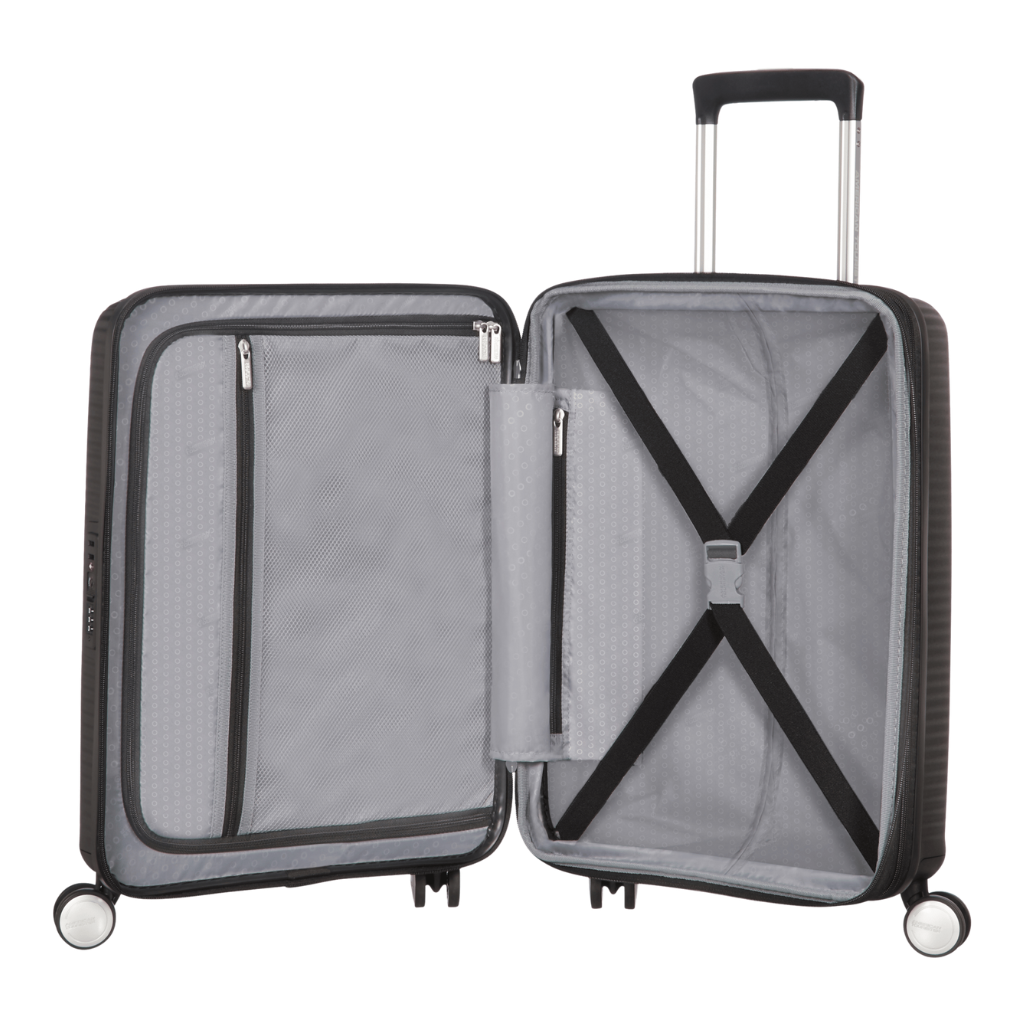 MALETA DE CABINA AMERICAN TOURISTER SOUNDBOX SPINNER 55 CM.