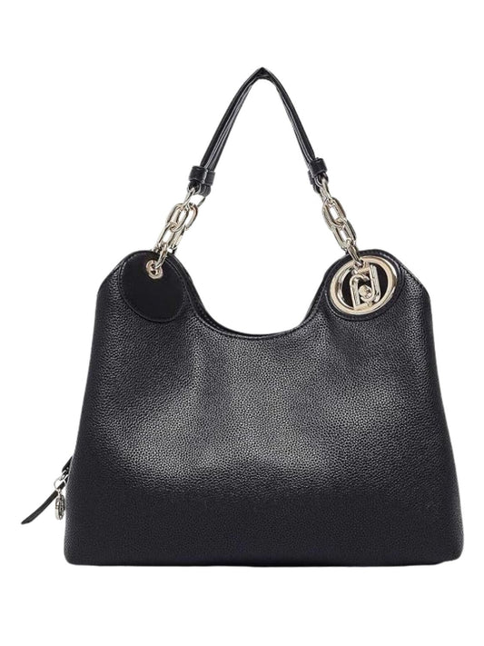 BOLSO MUJER LIUJO FAIZA NERO BRASS