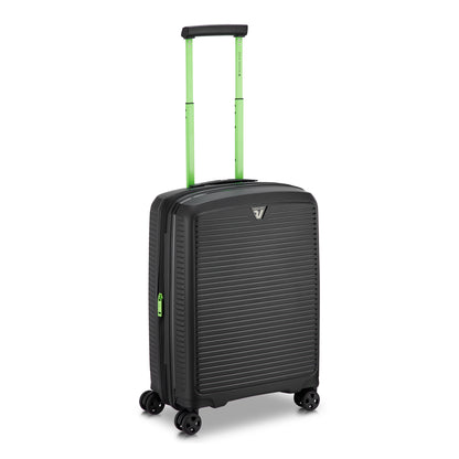 Maleta de cabina Roncato ARCADE negra 55 cm vista frontal