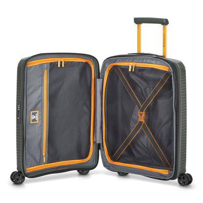 Maleta de cabina Roncato ARCADE amarilla 55 cm vista interior