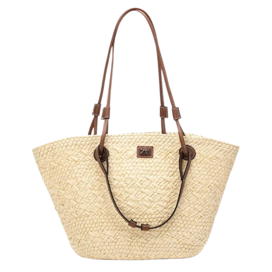 BOLSO MUJER XTI RAFIA CAMEL
