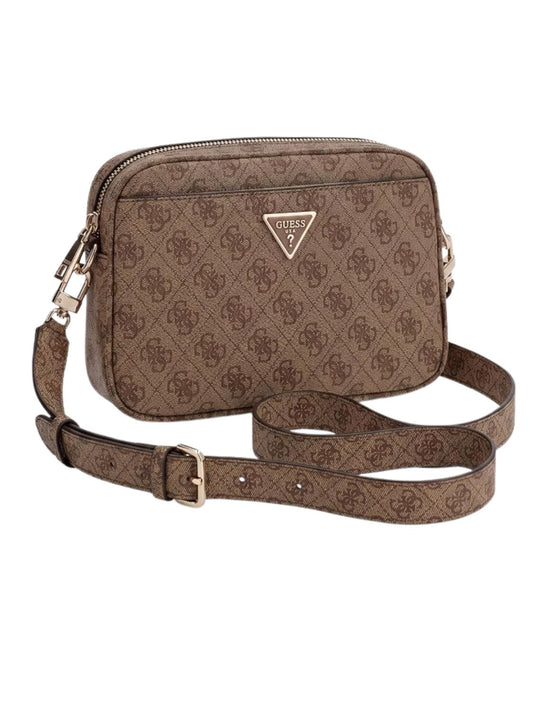 BOLSO MUJER GUESS MERIDIAN II LATTE LOGO