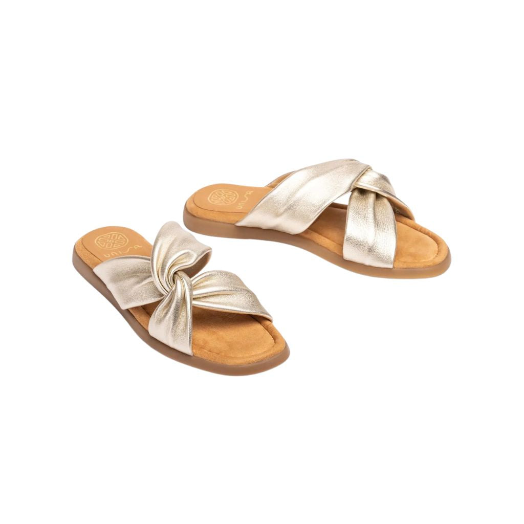 SANDALIA METALIZADA UNISA CAMBY