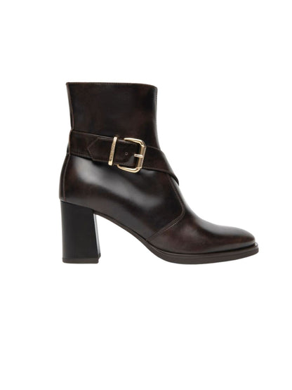 BOTIN HEBILLA NERO GIARDINI TACON 6 CM.