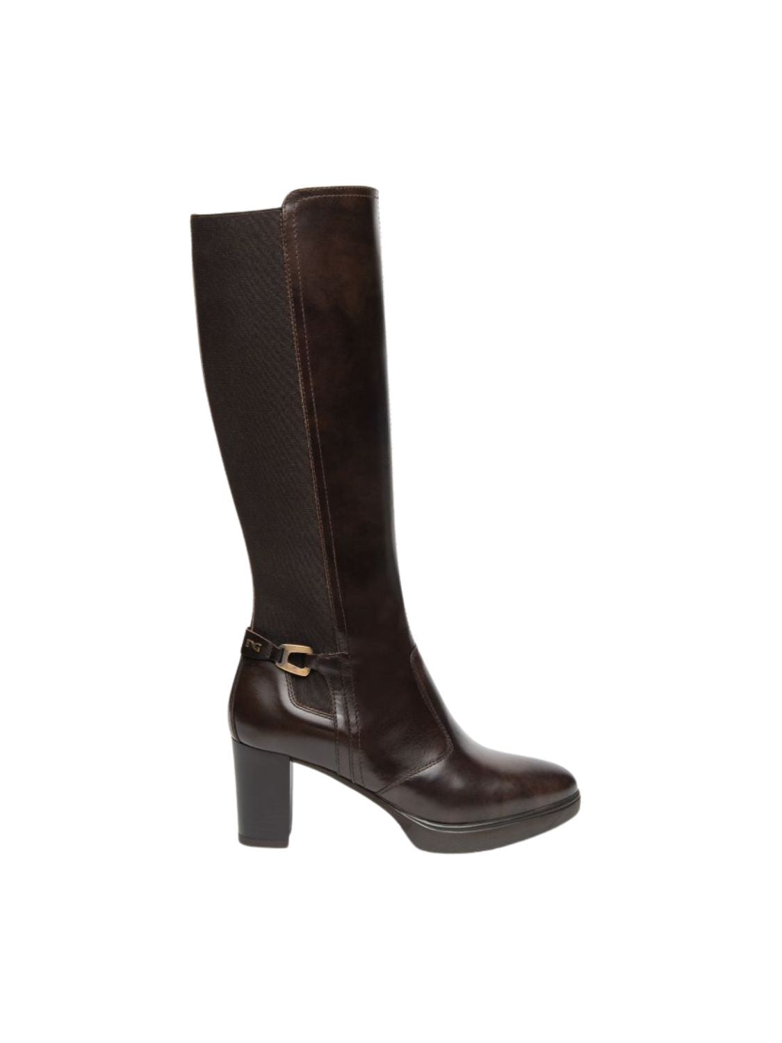 BOTA ALTA TRAVILLA NERO GIARDINI T.6 CM.