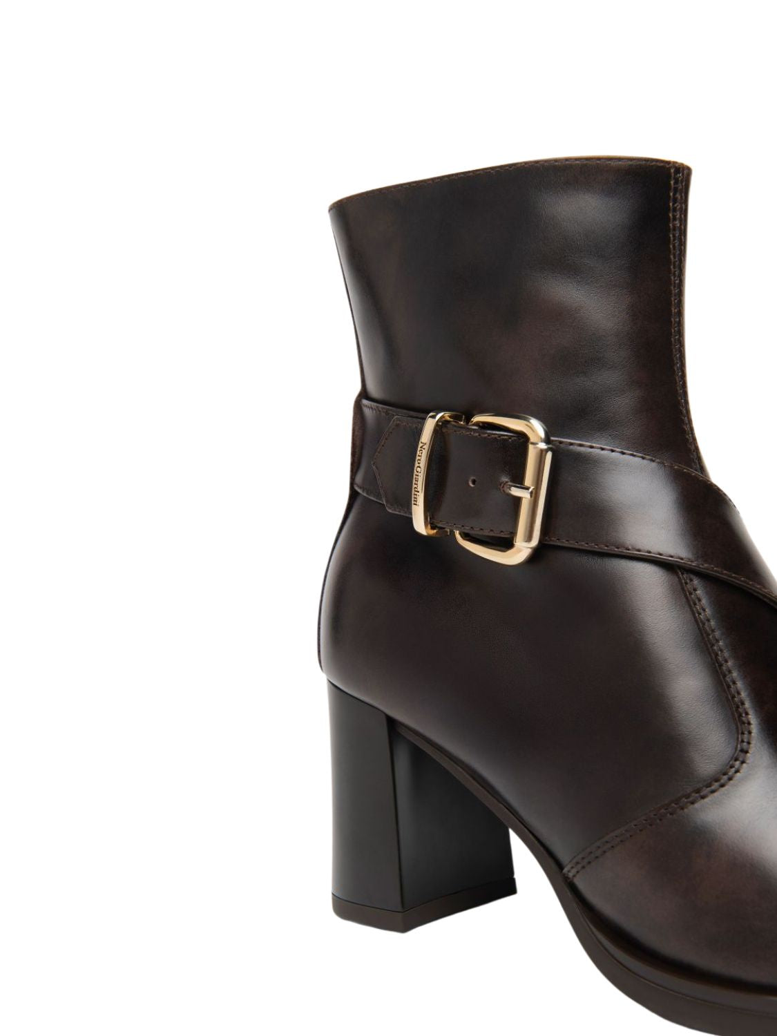 BOTIN HEBILLA NERO GIARDINI TACON 6 CM.