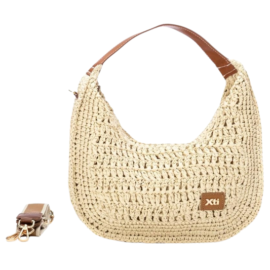 BOLSO MUJER XTI RAFIA HIELO