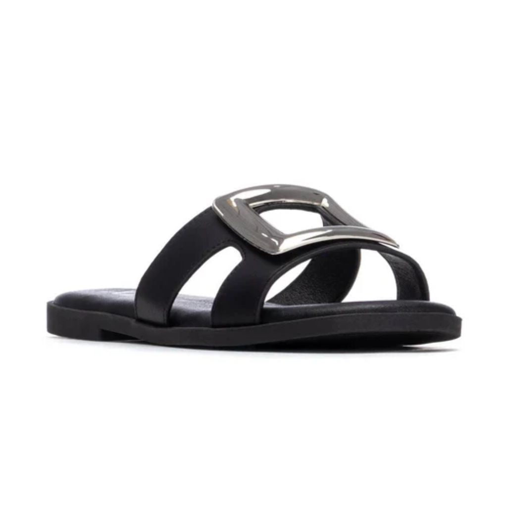 SANDALIAS PALA XTI CON APLIQUE METÁLICO MUJER