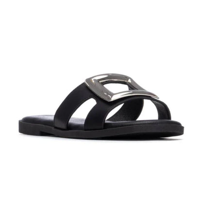 SANDALIAS PALA XTI CON APLIQUE METÁLICO MUJER