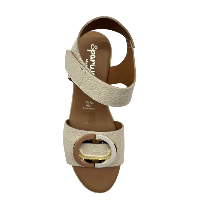 SANDALIA CUÑA METAL SPARWOMAN MUJER