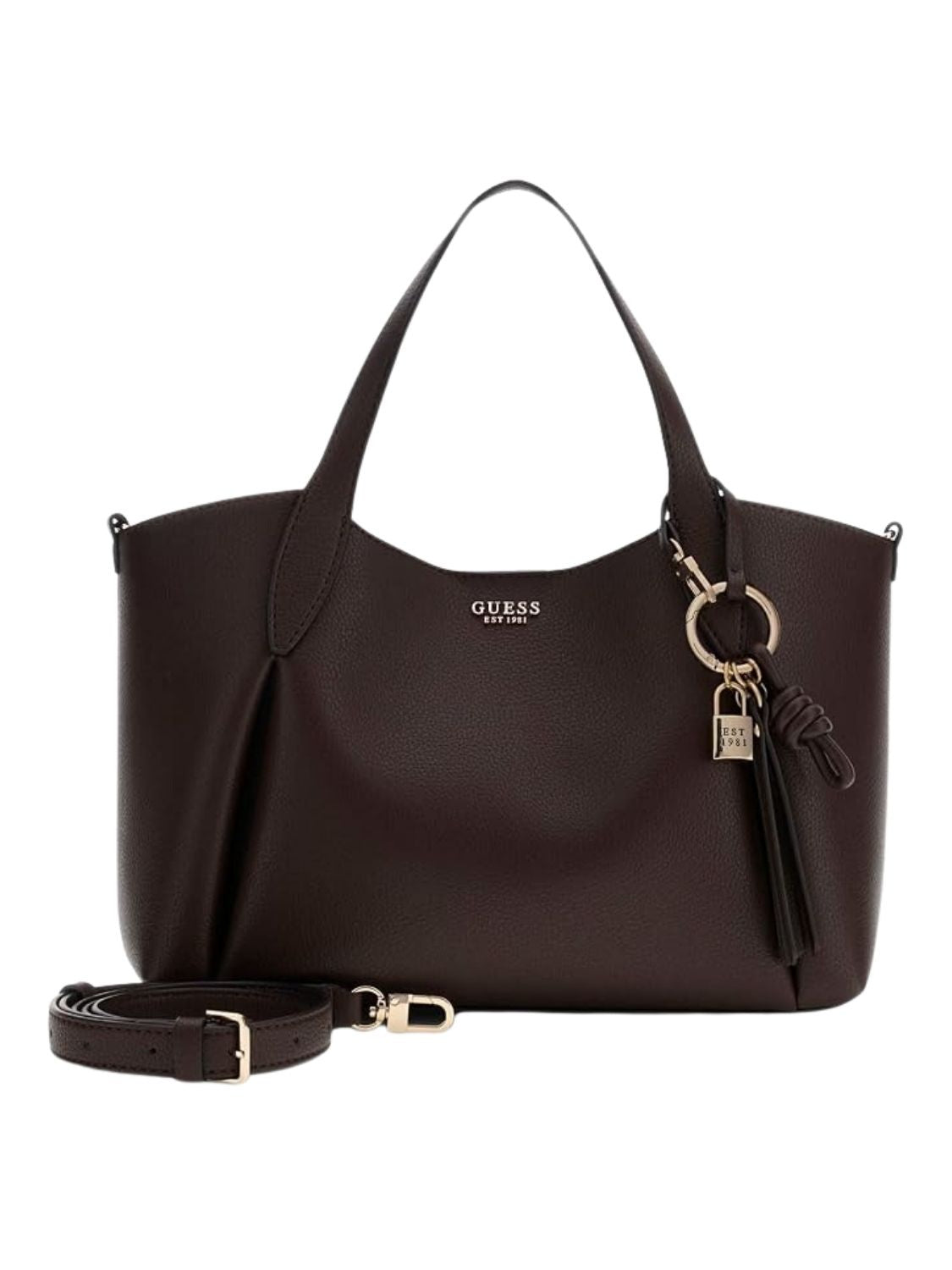 BOLSO DE MUJER GUESS MELODY MARRON