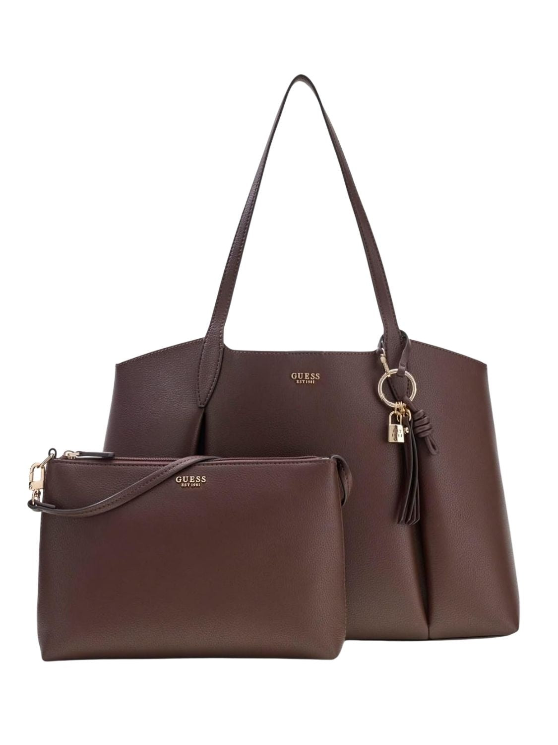 BOLSO DE MUJER GUESS MELODY MARRON