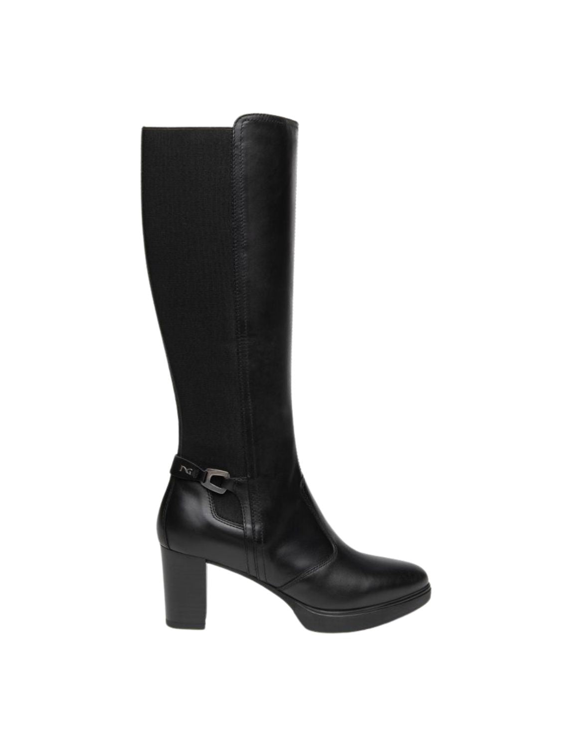 BOTA ALTA TRAVILLA NERO GIARDINI T.6 CM.