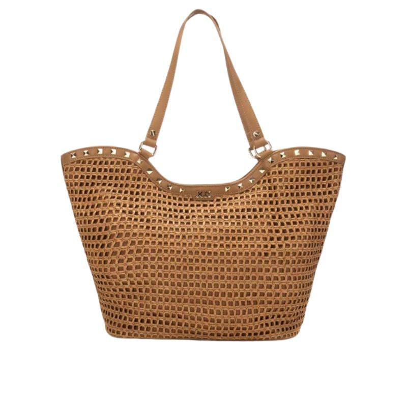 BOLSO MUJER XTI RAFIA CAMEL