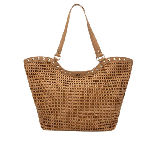 BOLSO MUJER XTI RAFIA CAMEL