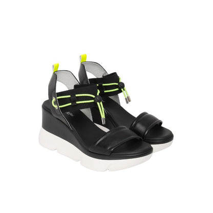 SANDALIA CUÑA NERO GIARDINI 8 CM MUJER