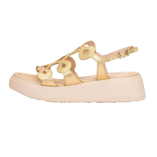 SANDALIA METALIZADA WONDERS HEAVEN 03