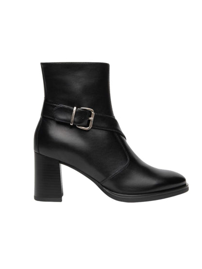 BOTIN HEBILLA NERO GIARDINI TACON 6 CM.