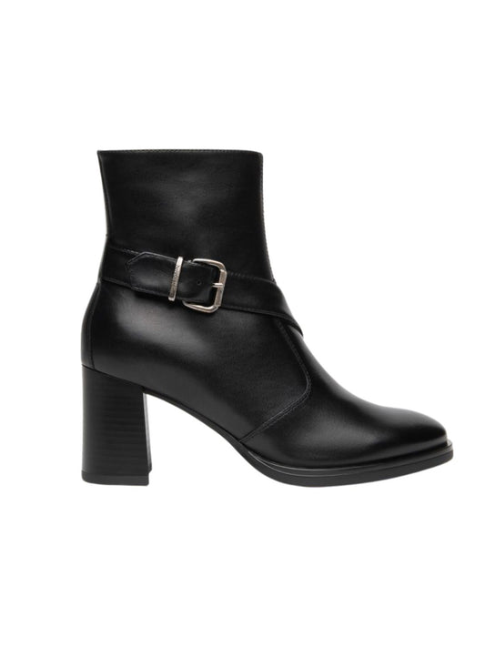 BOTIN HEBILLA NERO GIARDINI TACON 6 CM.