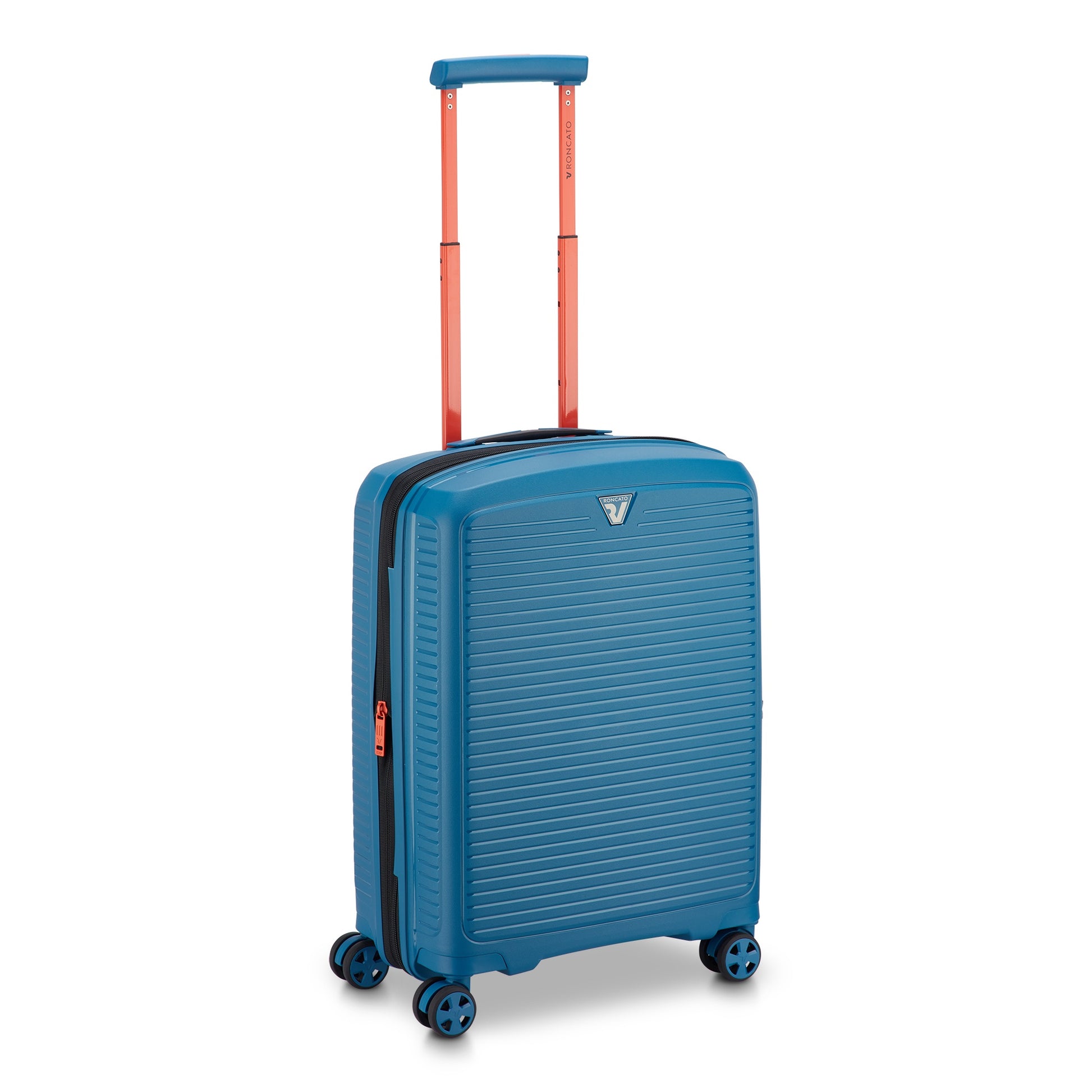 Maleta de cabina Roncato ARCADE azul 55 cm vista frontal