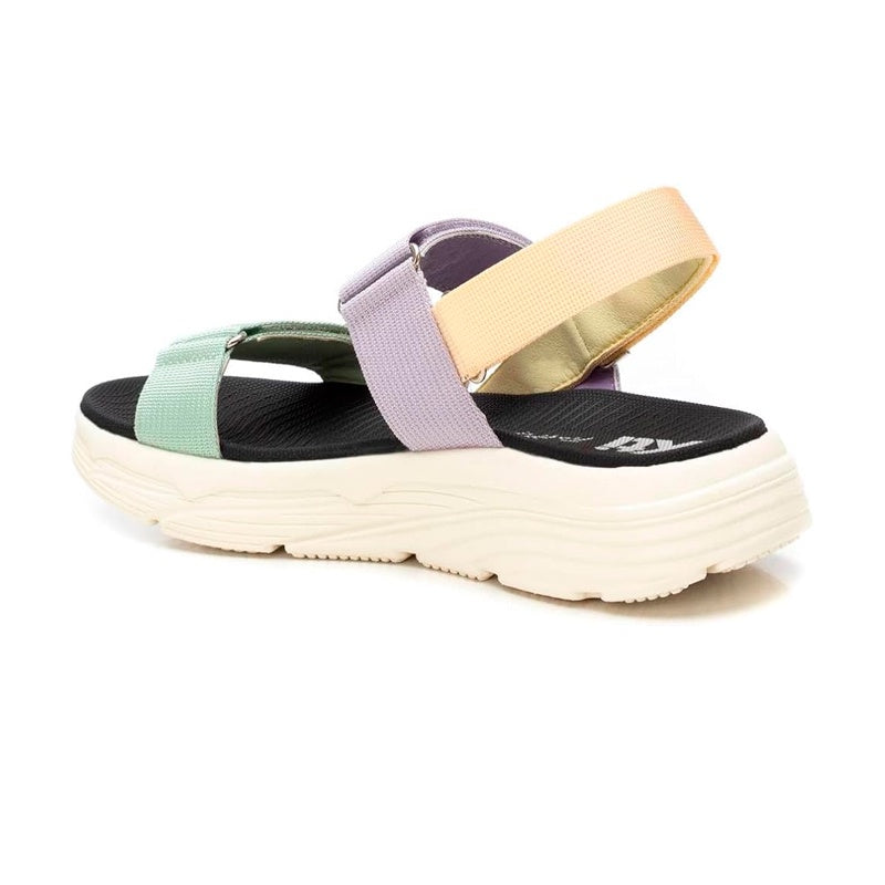 SANDALIAS XTI DE LONA CON VELCRO PARA MUJER