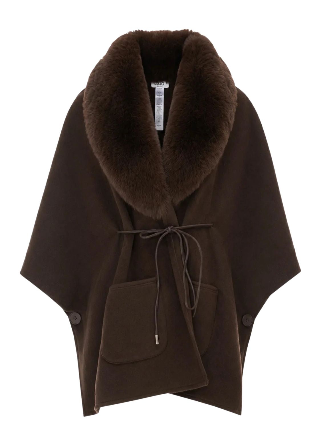 CAPA DE MUJER LIUJO COLLO FAKEFUR - T.MO