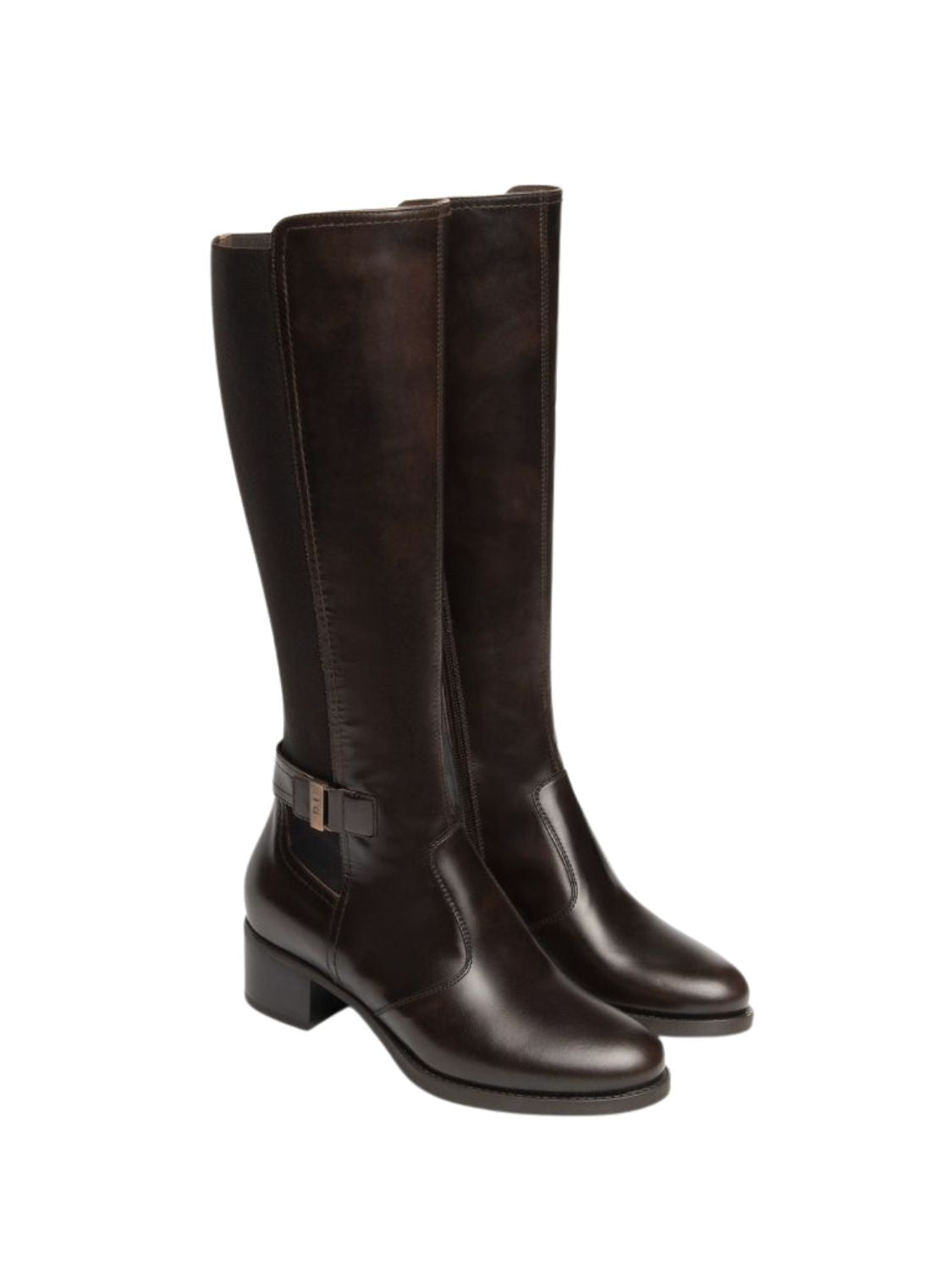 BOTA ALTA APLIQUE NERO GIARDINI TACON 3